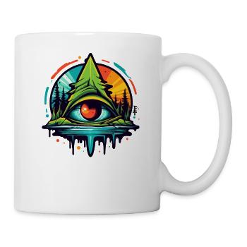 L’œil de la nature - Mug blanc - blanc - Droite