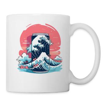 The Big Can of Fuji and Kanagawa - Mug - white - Right