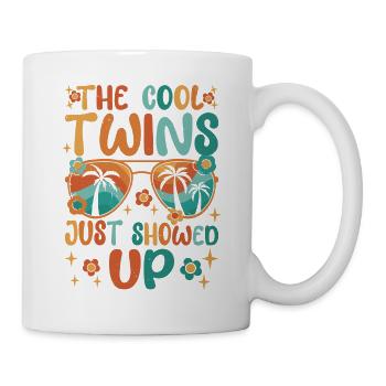 The Cool Twins Just Showed Up 32 - Mug - white - Right