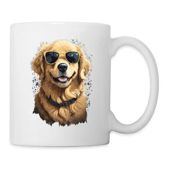 Cool Golden Retriever Dog Mom Style - Mug - white - Right