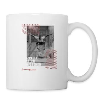 Skateboard Cool Skater Geschenkidee Sk8 Trick - Tasse - Weiß - Rechts