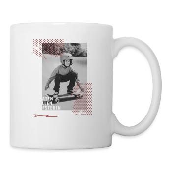 Skateboard Design Perfekt Jungen Geschenkidee - Tasse - Weiß - Rechts