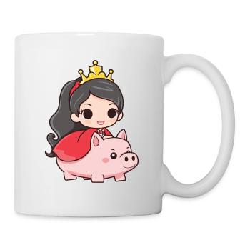Princess Pig Fairy Tale - Mug - white - Right
