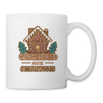 Lebkuchen Haus Konstrukteur Hersteller Geschenk - Tasse - Weiß - Rechts