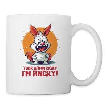 Bon sang, je suis en colère : Écureuil - Mug blanc - blanc - Droite