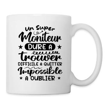 Super moniteur - Fête des Pères - Mug blanc - blanc - Droite