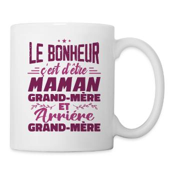 Arrière Grand Mère - Mug blanc - blanc - Droite