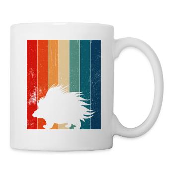 Cute Porcupine Funny - Mug - white - Right