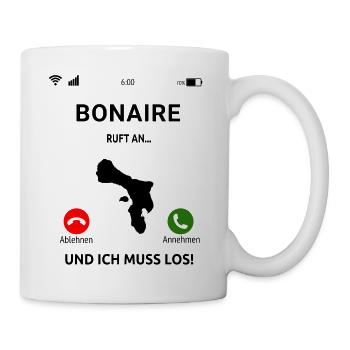 Bonaire Antillen Karibik Insel Urlaub - Tasse - Weiß - Rechts