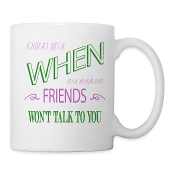 coffeecups funny awesome writers reading books - Mug - white - Right