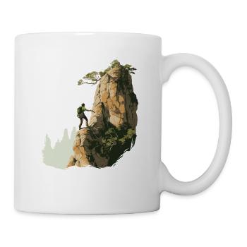 Bergsteigen Toprope Klettern Fans Bergsteiger - Tasse - Weiß - Rechts