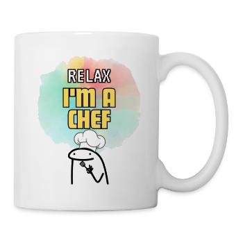 Détendez-vous, je suis un chef | Chef en devenir Cadeau pour Chef - Mug blanc - blanc - Droite