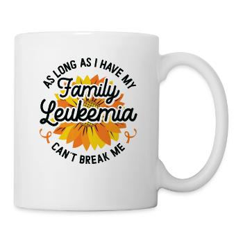Leukemia Awareness Month Blood Cancer Ribbon - Mug - white - Right