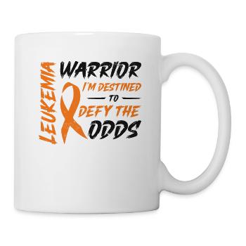 Leukemia Awareness Week Leukemia Ribbon Blood - Mug - white - Right