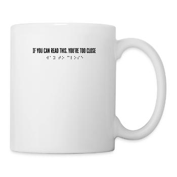 Sensibilisation à la cécité en braille - Mug blanc - blanc - Droite