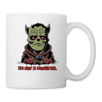 Je ne suis pas un monstre - Mug blanc - blanc - Droite