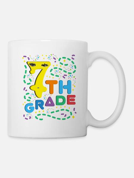 Sieben Grader - 7th Grade - Tasse - Weiß
