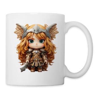 Anja die stolze Wikinger Kriegerin. - Tasse - Weiß - Rechts