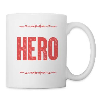 Bester Bruder Held Spruch - Tasse - Weiß - Rechts