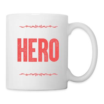 Best Uncle Hero Saying - Mug - white - Right