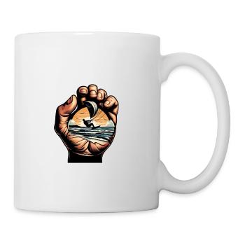 Kite Kiting Surf Kitesurfing Kitesurfing Kitesurf - Mug - white - Right