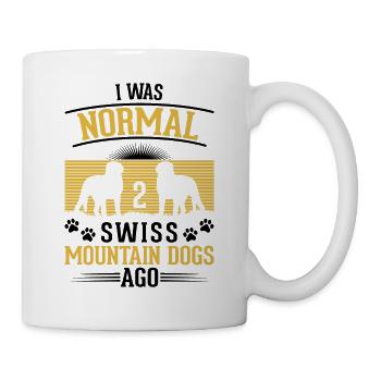Grand cadeau de chien de montagne suisse - Mug blanc - blanc - Droite