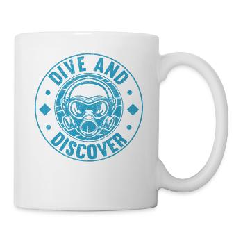 Scuba Diving, Scuba Diving, Holiday Sea Diver - Mug - white - Right