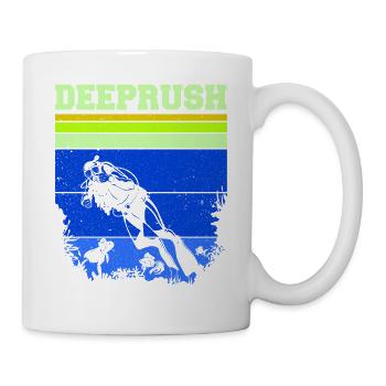 Scuba Diving, Scuba Diving, Holiday Sea Diver - Mug - white - Right