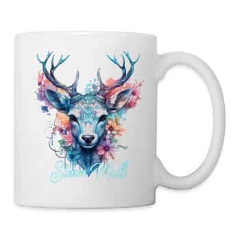 Styrian Girl with Deer Styria Design - Mug - white - Right