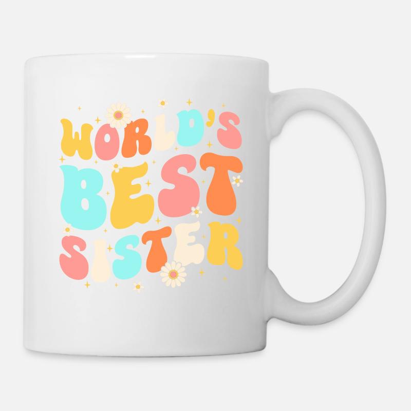Meilleure soeur de tous les temps - Mug blanc - blanc