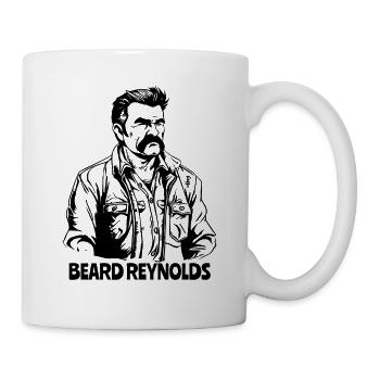 Männlicher Mann, Schnurrbart BEARD REYNOLDS - Tasse - Weiß - Rechts