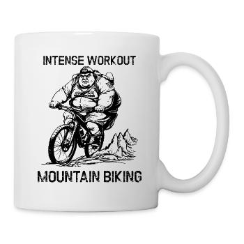 Intensives Mountainbike Training - Tasse - Weiß - Rechts