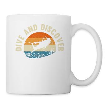 Scuba Diving, Scuba Diving, Holiday Sea Diver - Mug - white - Right