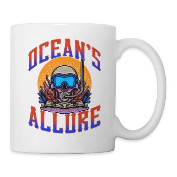 Scuba Diving, Scuba Diving, Holiday Sea Diver - Mug - white - Right