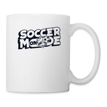 Soccer Mode On Fußballspieler Fußballprofi - Tasse - Weiß - Rechts