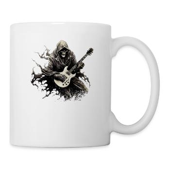 Gitarristen-tshirt E-Gitarren-Saiten - Tasse - Weiß - Rechts