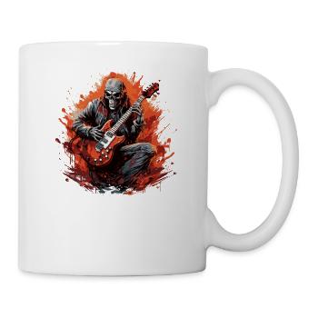 Gitarristen E-Gitarren Akustik-Gitarre E-Gitarre - Tasse - Weiß - Rechts