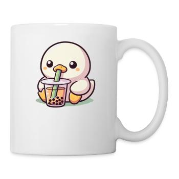 Kawaii Duck Bubble Tea Boba Duck - Mug - white - Right