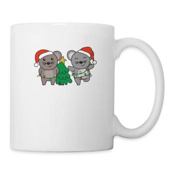 Souris, Noël, Hiver, Animaux, Souris - Mug blanc - blanc - Droite