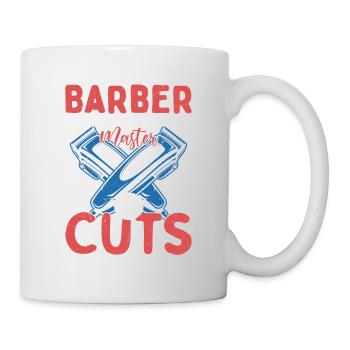 Barber Lord Of The Fades Master of Cuts Haircut Ba - Tasse - Weiß - Rechts