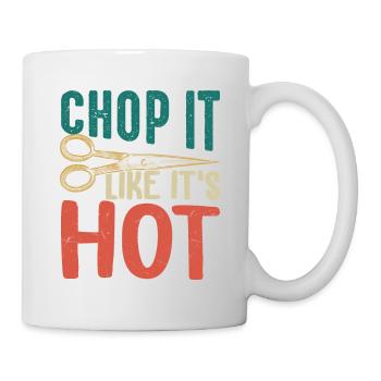 Chop It Like It's Hot Barbershop Beard Haircut - Mug - white - Right