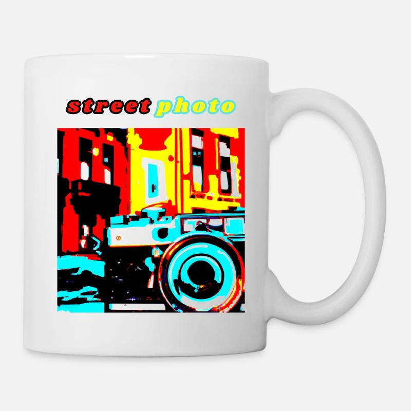 Street photo multicolor - Mug - white