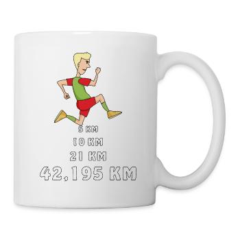 JOGGEN - Tasse - Weiß - Rechts