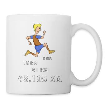 JOGGEN - Tasse - Weiß - Rechts