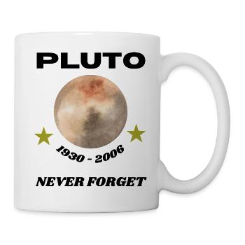 Pluton n’oublie jamais 1930-2006 - Mug blanc - blanc - Droite