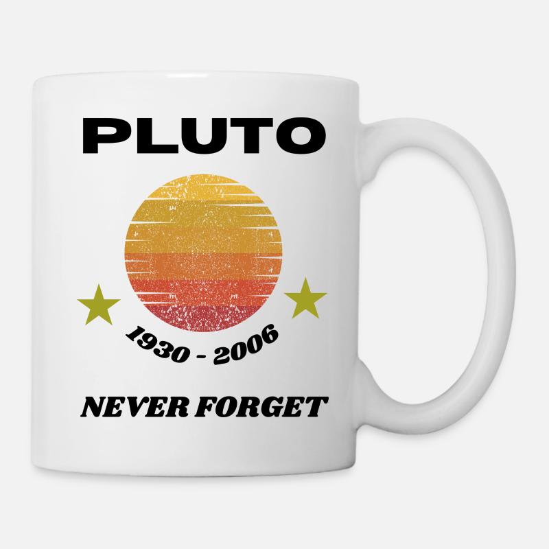 Pluto Never Forget 1930-2006 - Mug - white