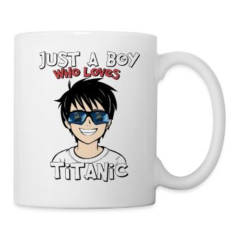 Titanic Ship Boys, die die RMS Titanic einfach lieben - Tasse - Weiß - Rechts
