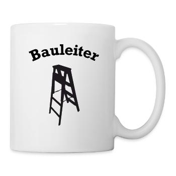 Bauleiter Stehleiter Baustelle Baustellen Leiter - Tasse - Weiß - Rechts