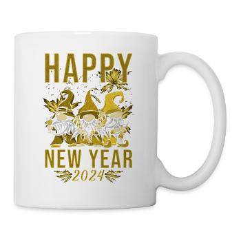 Bonne année 2024 - Mug blanc - blanc - Droite