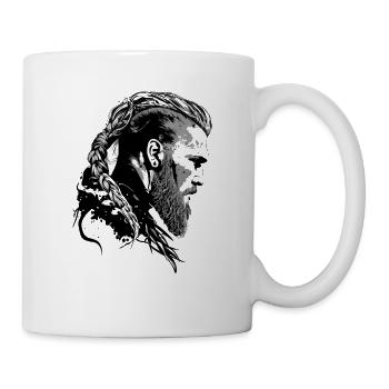 Viking motif for pagans and fans of the Norsemen - Mug - white - Right